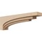 Ekena Millwork 4"W x 24"D x 8"H Thin Rockford Rough Cedar Woodgrain TimberThane Corbel, Primed Tan CORUR04X24X08ROCRCPR - alternate 1